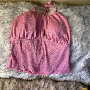 Pink Bathing Suit Top only (NWOT)